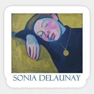 Sleeping Girl by Sonia Delaunay Sticker